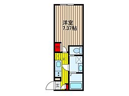 ラフィオラ蕨 1Kの間取図画像