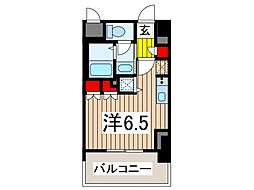 BPRレジデンス蕨 ワンルームの間取図画像