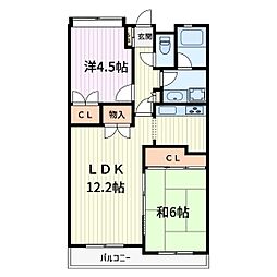 グレイスコート戸田 3LDKの間取図画像