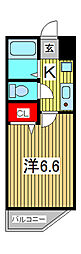 Acseedsgrande蕨3 1Kの間取図画像