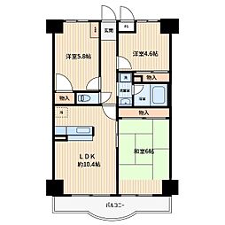 ルミエール3 3LDKの間取図画像