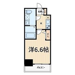 AZEST西川口 1Kの間取図画像