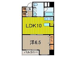 アクシーズグランデ蕨2 1LDKの間取図画像