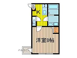 PASSION 1Kの間取図画像