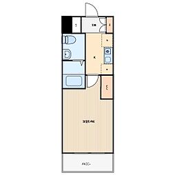アクシーズグランデ蕨4マンション 1Kの間取図画像