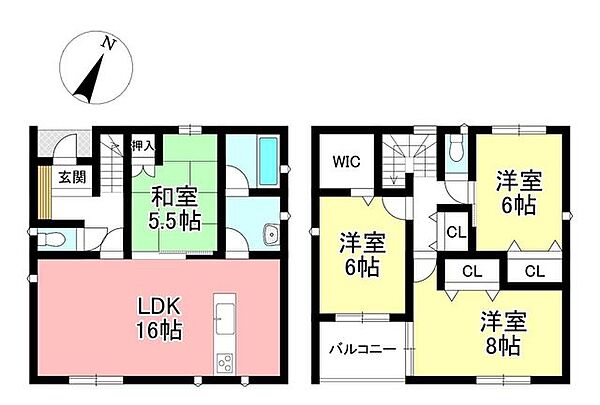 間取りを拡大表示