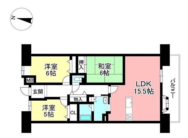 間取りを拡大表示