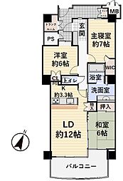 間取図画像 3LDK