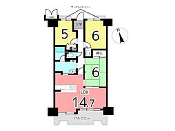 間取図画像 3LDK