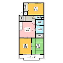 ベルフォーレ本郷  ｜ 愛知県江南市古知野町本郷（賃貸マンション3LDK・3階・63.00㎡） その2