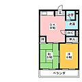 シャトー桐野4階5.3万円