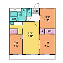 エスポワール秋津  ｜ 愛知県江南市今市場町美和（賃貸マンション3LDK・3階・66.40㎡） その2