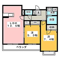 ファブレ  ｜ 愛知県江南市木賀東町新塚（賃貸マンション2LDK・1階・61.22㎡） その1