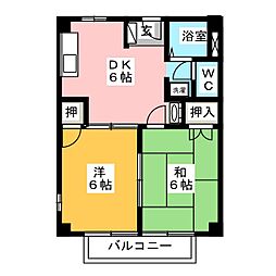 間取図画像 2DK