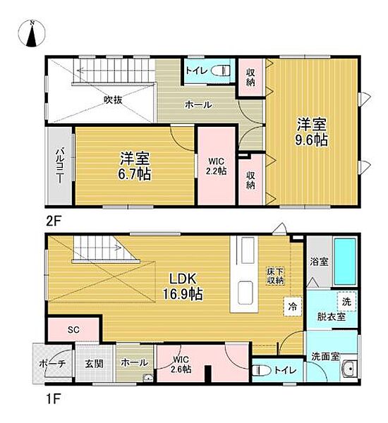 間取りを拡大表示
