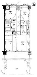 ライオンズマンション習志野第3 3LDKの間取図画像