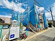 5/29撮影 建物工事が進められてきており、だいたいの大きさがわかるようになってきました。