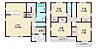 間取り：2階に4部屋付いた4LDKの間取り。主寝室は6.5帖と広々
