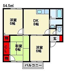 物件の間取り