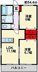 物件の間取り