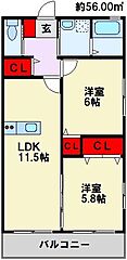 物件の間取り