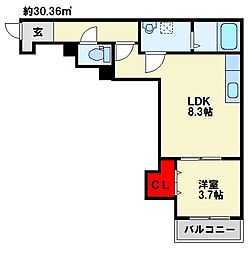 Wisteria折尾 2階/-