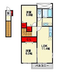 レイクサイド遠賀 2階/201