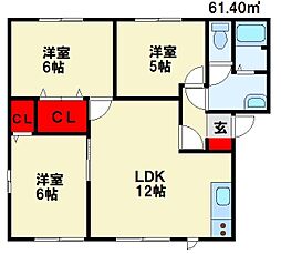 パールリバー浅川 F棟 1階/102