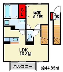 ローズハイツナナ 2階