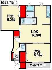 物件の間取り