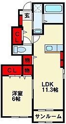 ボヌールC 1階