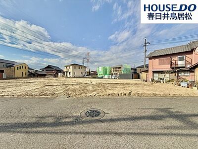 外観：◇12月26日撮影　外観写真◇大留町5丁目の閑静な住宅街に土地売りの登場です！全9区画です！建築条件はございませんので、お好きなハウスメーカーや工務店などでご建築いただけます♪