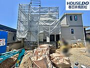 ◇5月18日撮影　外観写真◇高森台7丁目の閑静な住宅街に全2棟で新築戸建ての登場です！小学校・中学校まで徒歩5分圏内なので、小さなお子様の通学も安心できる距離♪子育て世帯にもおすすめです♪