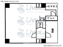 虎ノ門浜崎ビルの間取図画像
