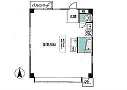 モノリス駒込の間取図画像