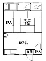 松江東アパート 1号室 ｜ 和歌山県和歌山市松江東４丁目4-27（賃貸アパート1LDK・1階・35.00㎡） その2