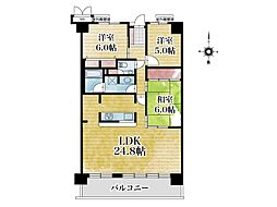 間取図画像 3LDK