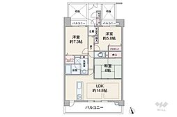 間取図画像 3LDK