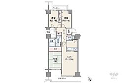 間取図画像 3LDK