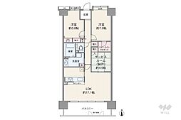 間取図画像 2SLDK