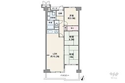 間取図画像 3LDK