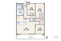間取図画像 3LDK