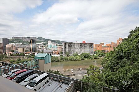 バルコニーからの眺め（北方向）［2026年7月7日撮影］