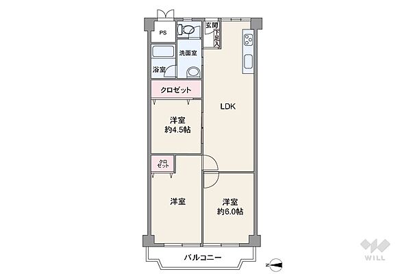 間取りを拡大表示