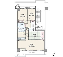 ラ・ビスタ宝塚エスティオ1番館 4LDKの間取図画像