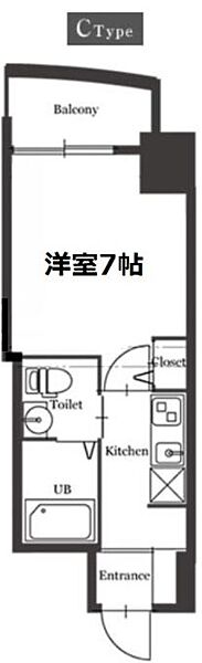 セレニテ梅田北 ｜大阪府大阪市北区豊崎2丁目(賃貸マンション1K・9階・22.47㎡)の写真 その2