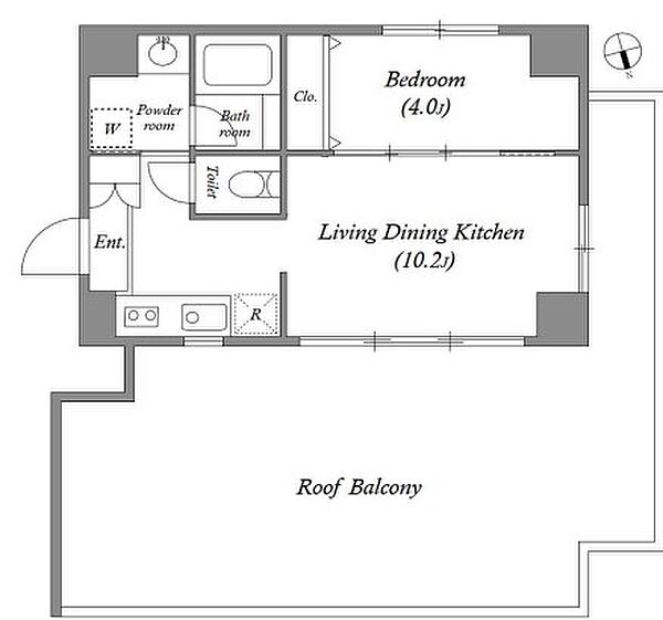 BROAD大阪天満RESIDENCE ｜大阪府大阪市北区天満2丁目(賃貸マンション1LDK・10階・32.83㎡)の写真 その2