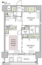 アーバネックス梅田中崎町II  ｜ 大阪府大阪市北区堂山町（賃貸マンション2LDK・2階・46.86㎡） その2