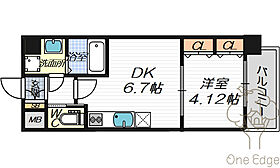 プレジオ中津  ｜ 大阪府大阪市北区大淀北1丁目（賃貸マンション1DK・4階・33.83㎡） その2