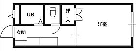 グラン・ドムール 206 ｜ 福島県いわき市平六町目3番地18（賃貸アパート1K・2階・26.72㎡） その2